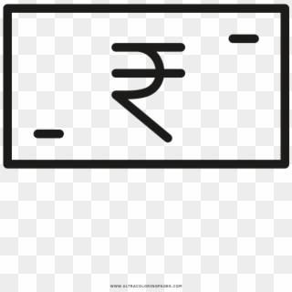 Rupee Coloring Page - Parallel Clipart