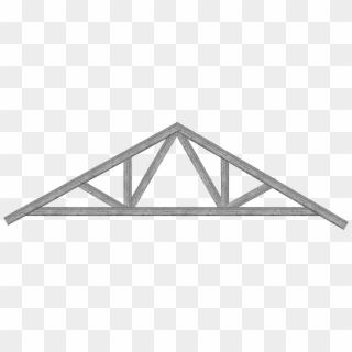 Bridge Clipart Truss Bridge - Skillion Roof Truss Design - Png Download