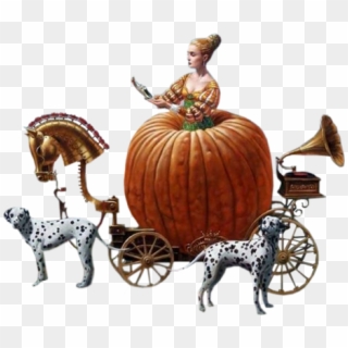 #pumpkin #carriage #horse - Chaise Clipart