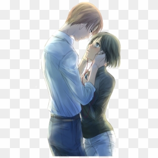 Anime Couple Kiss Png Vector Freeuse Library - Servant X Service Hasebe And Lucy Clipart