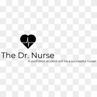 Nurse Logo Black 1 - Heart Clipart