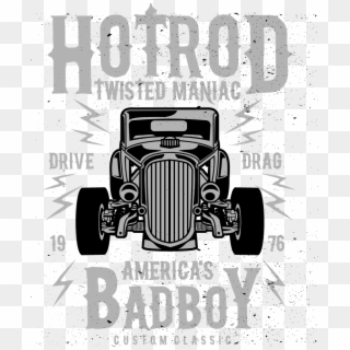 Hotrod Car - Tractor Clipart