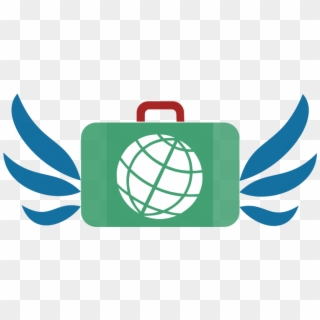 Suitcase Icon Blue Green Red Dynamic V17h Clipart