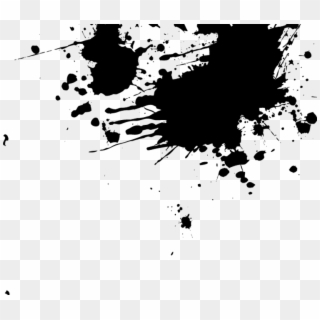 Ink Spatter Top Right - Illustration Clipart