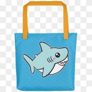 Baby Shark Tote, Cute Shark Tote Bag, Kawaii Sharks - Tote Bag Clipart