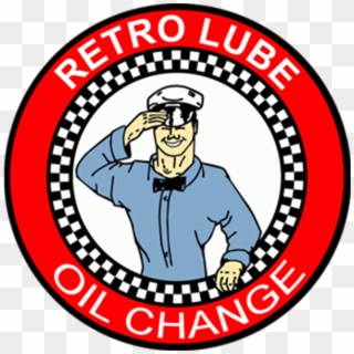 Retro Lube - Emblem Clipart