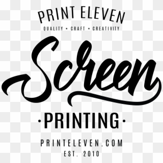 Welcome To Print Eleven - Calligraphy Clipart