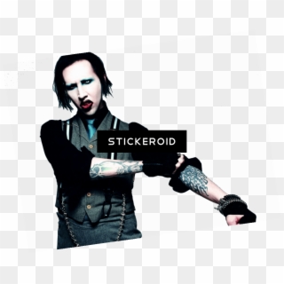 Marilyn Manson Music Band Group Art Poster Decor , - Marilyn Manson Arm Tattoo Clipart