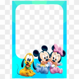 Marco De Fotos De Bebés Mickey Mouse, Minnie Mouse - Mickey Mouse Y Minnie Baby Clipart