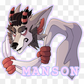 Manson Badge - Cartoon Clipart