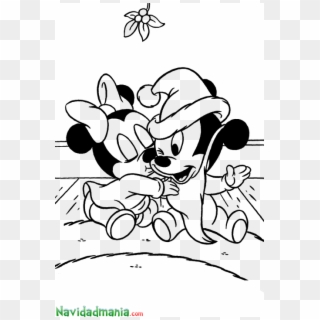 Christmas Colouring In Disney Clipart