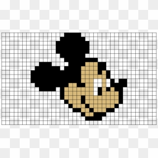 Pixelated Art Mickey Mouse Clipart