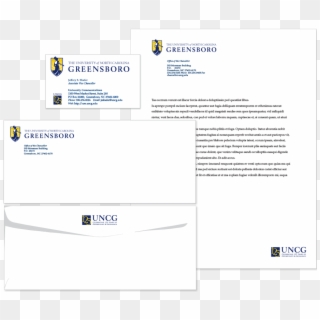 Stationery And Business Card Examples - Uncg Student Business Cards Clipart