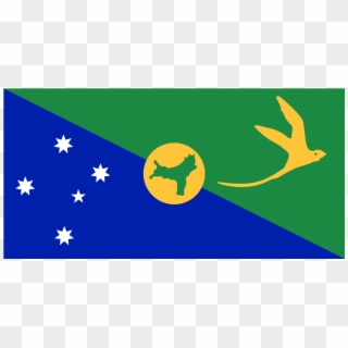 Cx Christmas Island Flag Icon - Flags With The Southern Cross Clipart