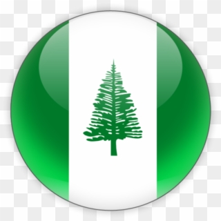 Norfolk Island Round Flag Clipart