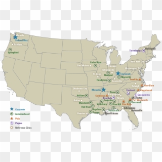 Us Facility Map - Keystone Colorado On Map Clipart