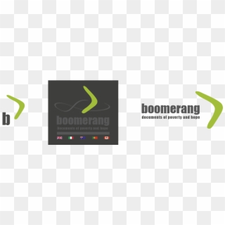 Boomerang Logo Versions - Graphic Design Clipart