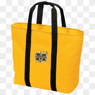 Michigan Wolverines Splatter Logo All Purpose Tote - Tote Bag Clipart