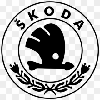 Skoda Logo Transparent Svg Vector - Skoda Logo Black And White Clipart