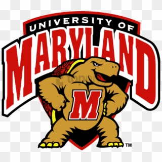 Football Image With Transparent - University Of Maryland Terps Logo Clipart