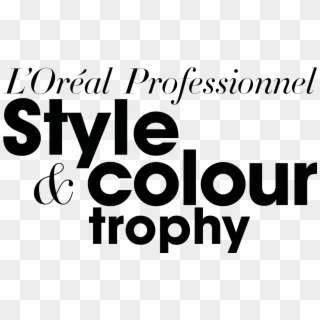 Loreal Professionnel Style And Colour Trophy Logo - Poster Clipart