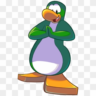 Club Penguin Green Penguin Clipart