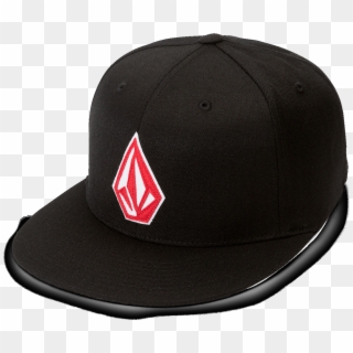 Volcom Stone Stack J-fit Hat Spark Red - Baseball Cap Clipart