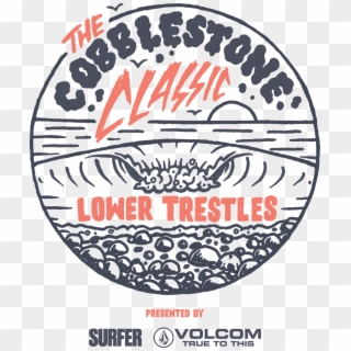 Surfer & Volcom Present The Cobblestone Classic - Circle Clipart