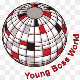 Young Boss World - Black And White Globe Grid Clipart
