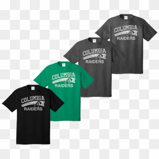 Columbia Raiders Tee - Polo Shirt Clipart