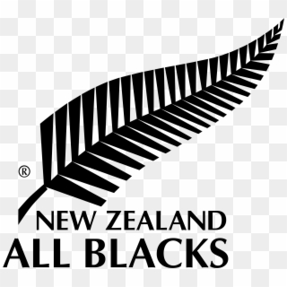 All Blacks Logo Png Transparent - New Zealand All Blacks Rugby Logo Clipart