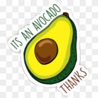 Avocado Sticker Clipart