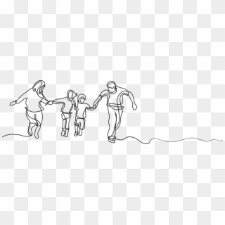 Success = Self Image - Family In Line Art Clipart
