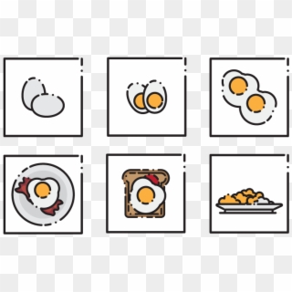 Egg Icons By Arthur Romanov - Breakfast Icons Vector Clipart