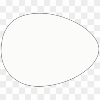 Egg Clipart Outline - White Circle Png Transparent