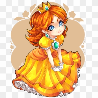 Daisy And Peach - Mario Bros Daisy Saxi Clipart