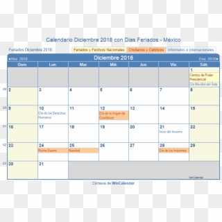 Calendario Con Dias - Holidays In February 2019 Clipart