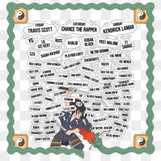 Kendrick Lamar, Lil Uzi Vert, Kodak Black, More To - Day And Night Festival 2017 Lineup Clipart
