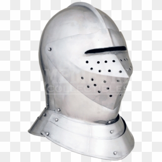 English Knights Jousting Close Helm Ah From - English Medieval Helmet Clipart