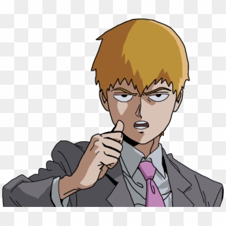 Anyways, You Know Who Needs Your Votes - Reigen Arataka Transparent Clipart