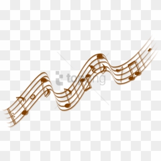 Free Png Gold Music Notes Png Png Images Transparent - Musical Notes Silhouette Clipart