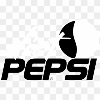 Diet Pepsi Logo Black And White - Pepsi Clipart