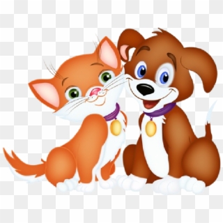Clipart Puppy Cat - Мультяшные Собаки На Новый Год - Png Download