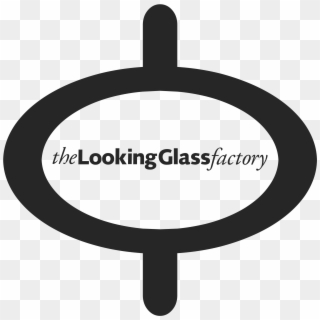 The Looking Glass Factory Logo Png Transparent - Circle Clipart