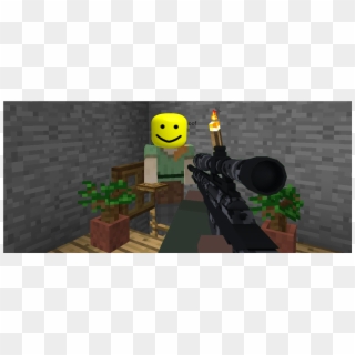 Is This Minecraft 2 Or Roblox - Firearm Clipart