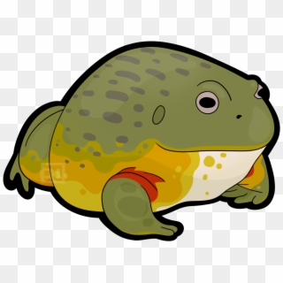 Happy National Frog Month African Bullfrog A - Toad Clipart