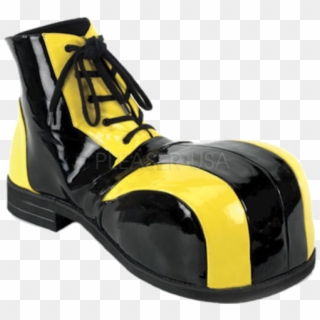 Clown Shoes Yellow And Black - Yellow And Black Clown Shoes Clipart