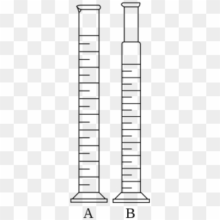File - Graduated Cylinders-diagrams - Svg - Measuring Cylinder Clipart