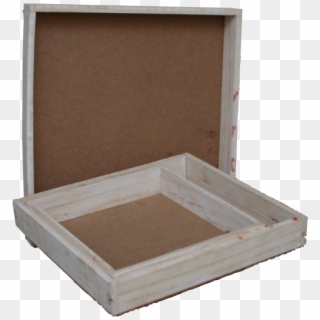 Rough Cut Wooden Box W/w 19x21x3 - Plywood Clipart