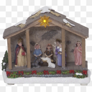 Decorative Scenery Nativity - Light-emitting Diode Clipart